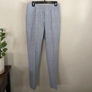 Lafayette 148 | Blue Denim Pattern Barrow Pants